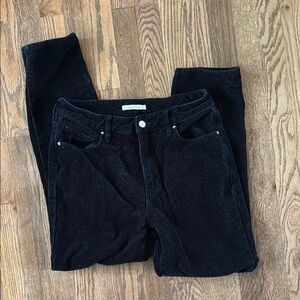 PacSun Mom Jean Corduroy Pants in Black Sz 27